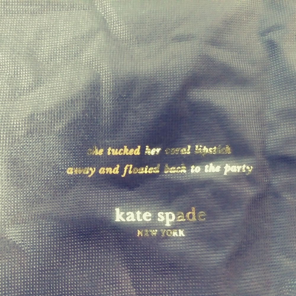 Kate Spade shoe duster bag